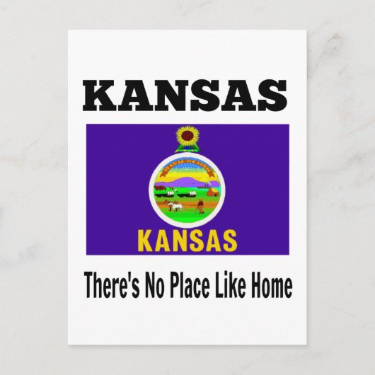 Kansas, er is geen plek zoals thuis. briefkaart (Voorkant)