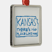 Kansas - Er is geen plek zoals thuis Metalen Ornament (Rechts)
