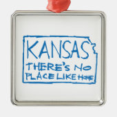 Kansas - Er is geen plek zoals thuis Metalen Ornament (Voorkant)