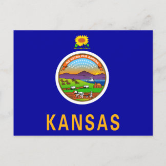 Kansas Flag Briefkaart