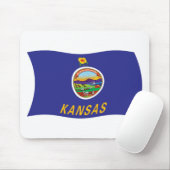 Kansas Flag Mousepad Muismat (Met muis)