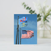 Kansas Flags Briefkaart (Staand voorkant)
