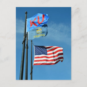 Kansas Flags Briefkaart