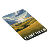 Kansas Flint Hills Reizen Magneet (Rechterzijde)