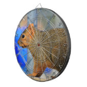 Kansas Fox Tail Squirrel Proprofiink Dart Board Dartbord (Voorkant Rechts)