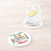 Kansas Funny Trailer Park Sandstone Onderzetter (Zijkant)