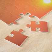 Kansas Golden Oranje Sunset Legpuzzel (Zijkant)