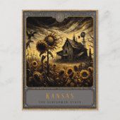 Kansas | Gotische kunst Briefkaart (Voorkant)