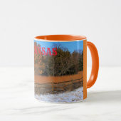 Kansas Herfst/Winter Landscape Coffee MOK (Voorkant rechts)