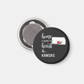 Kansas Home is de plaats waar het hart zich bevind Magneet (Voorkant / Achterkant)