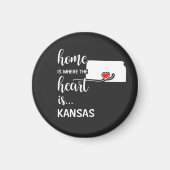 Kansas Home is de plaats waar het hart zich bevind Magneet (Voorkant)