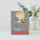 Kansas Hurricane Briefkaart (Staand voorkant)
