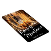 Kansas in Montana Flexibele fotomagneet Magneet (Rechterzijde)