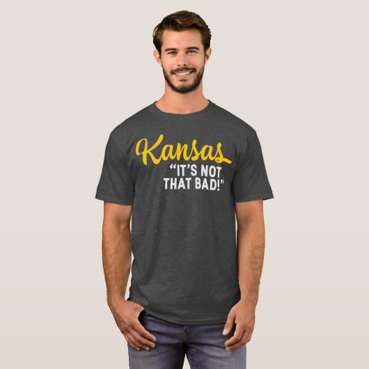 Kansas is niet van mening dat Bad Funny de Verenig T-shirt (Voorkant volledig)