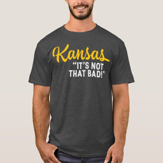 Kansas is niet van mening dat Bad Funny de Verenig T-shirt (Voorkant)