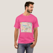 Kansas Kaart Extra Groot 3 T-shirt (Voorkant volledig)