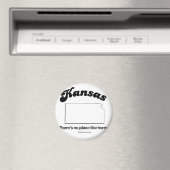 KANSAS - "KANSAS STATE MOTTO" T-shirts Magneet (Insitu (Vaatwasser))