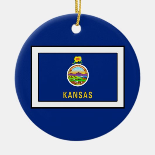 Kansas Keramisch Ornament (Voorkant)