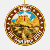Kansas Keramisch Ornament (Achterkant)