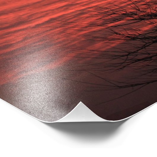 Kansas Kerstmis EVE 2021 kleurrijke zon Foto Afdruk (Hoek)