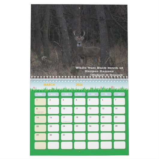 Kansas Landscapes en Sunset Calendar met Animals Kalender (Mar 2026)
