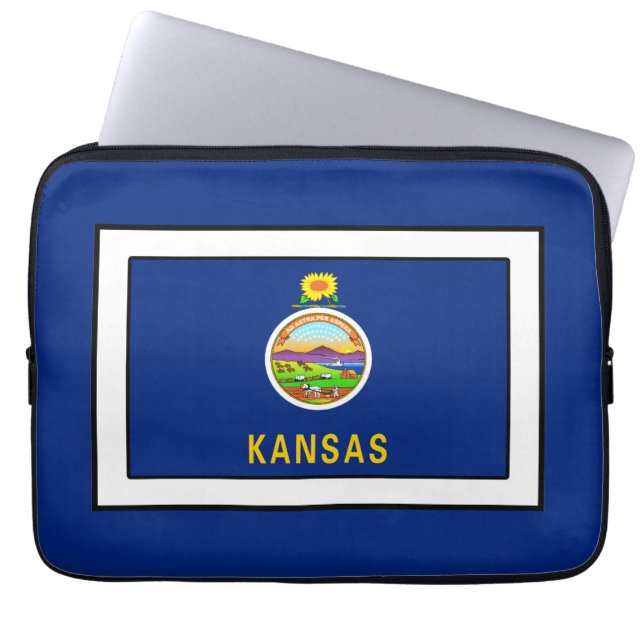 Kansas Laptop Sleeve (Voorkant)
