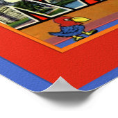 Kansas Large Letter Greeting Poster (Hoek)