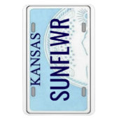 Kansas License Bord Flexible Magneet (Verticaal)