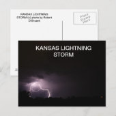 KANSAS LIGHTING STORM BRIEFKAART (Voorkant / Achterkant)