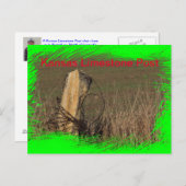 Kansas Limestone Post heeft een KAART van POST nee (Voorkant / Achterkant)