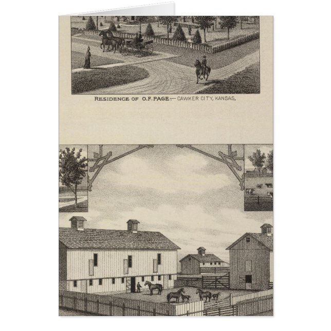 Kansas Live Stock County in Cawker City (Voorkant)