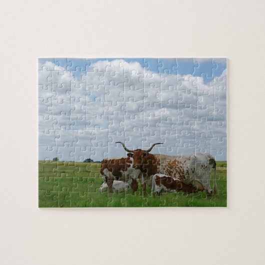 Kansas Longhorns Puzzle Legpuzzel (Horizontaal)