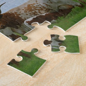 Kansas Longhorns Puzzle Legpuzzel (Zijkant)