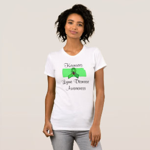Kansas Lyme-ziekte bewustzijnsshirt T-shirt
