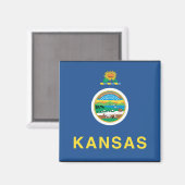 KANSAS MAGNEET (Voorkant / Achterkant)
