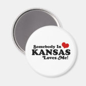 Kansas Magneet (Voorkant / Achterkant)