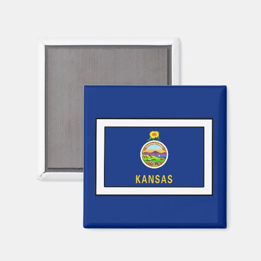 Kansas Magneet (Voorkant / Achterkant)