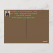 Kansas Male Box Shell Briefkaart (Achterkant)