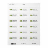 Kansas Map Address Label (Full Sheet)