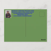 Kansas Memorial Day met Amerikaanse vlag en bloeme Briefkaart (Achterkant)