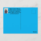 Kansas Monarch Butterfly op een zonnebloem Briefkaart (Achterkant)