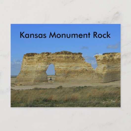 Kansas Monument Rock POST CARD Briefkaart (Voorkant)