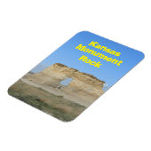 Kansas Monument Rock Square Magnet Magneet (Linkerzijde)