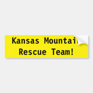 Kansas Mountain Rescue Team! Bumpersticker