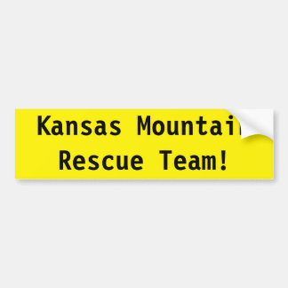 Kansas Mountain Rescue Team! Bumpersticker