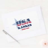 Kansas My Home State Sticker (Envelop)