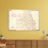 Kansas, Nebraska Canvas Afdruk (Insitu (Woonkamer))