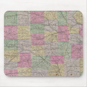 Kansas Officiële Topografische State Atlas Muismat