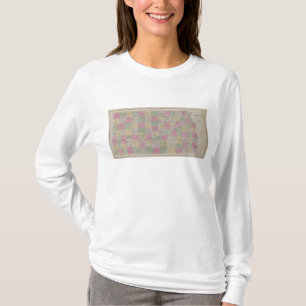 Kansas Officiële Topografische State Atlas T-shirt
