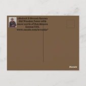 Kansas Old Wooden Fence Post Kaart (Achterkant)